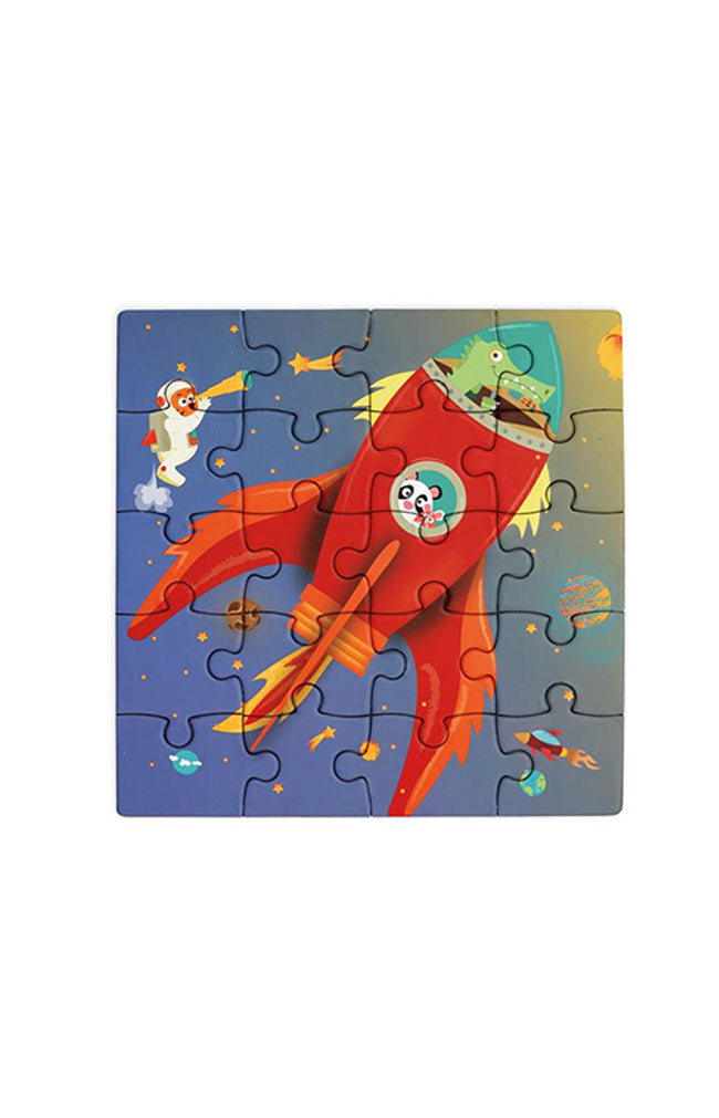 Magnetic Puzzle Book - Space