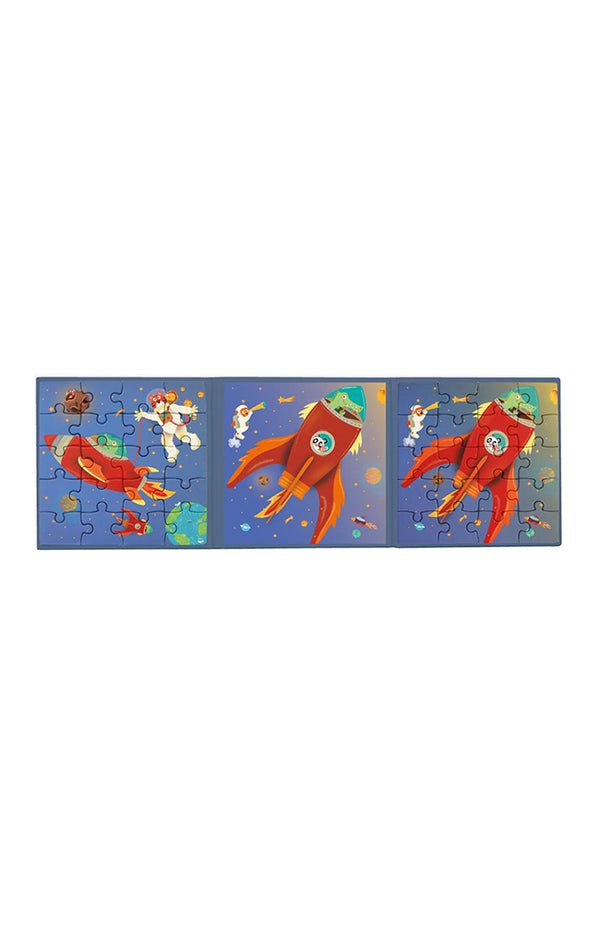 Magnetic Puzzle Book - Space