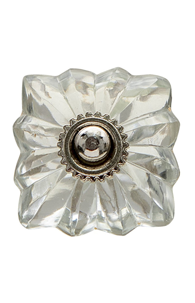 Transparent Square Patterned Knob