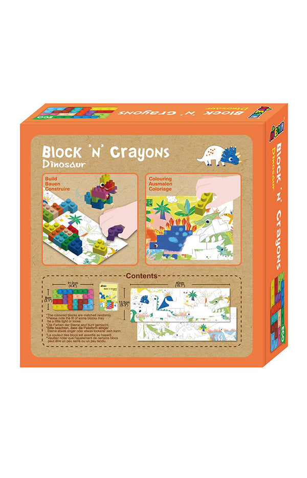 Blocks 'N Crayons - Dino