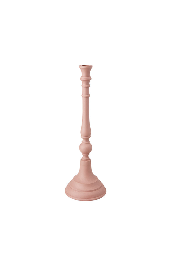 FREJA - Candle holder - Dusty pink - 13xH38 cm