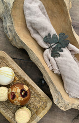 Antique Leaves Napkin Ring