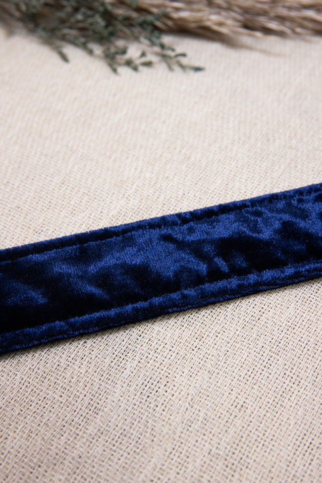 Ribbon Tie Belt - Navy