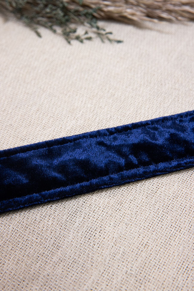 Ribbon Tie Belt - Navy