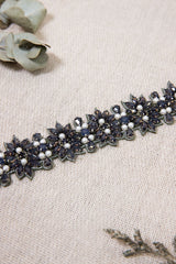 Palmer Beaded Belt - Olive