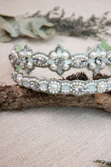 Lalita Handmade Beaded Headband - Sage