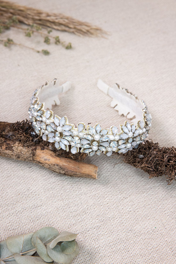 Zorya Beaded Headband - Sage