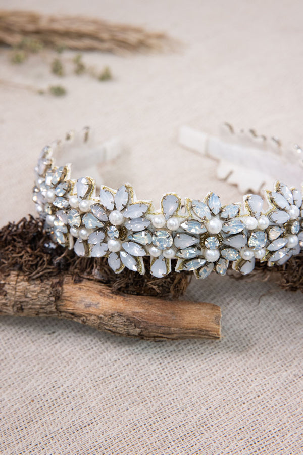 Zorya Beaded Headband - Sage