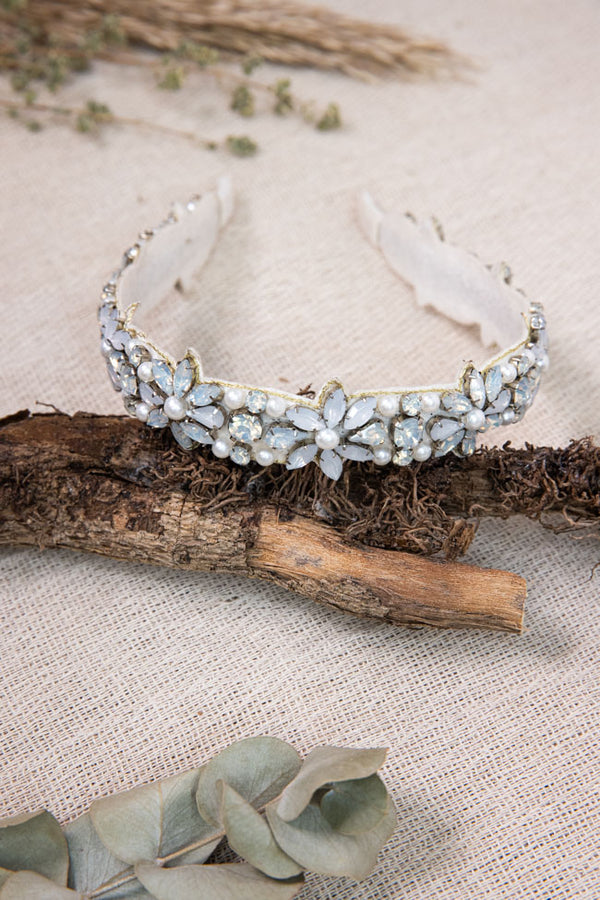 Inara Beaded Headband - Sage