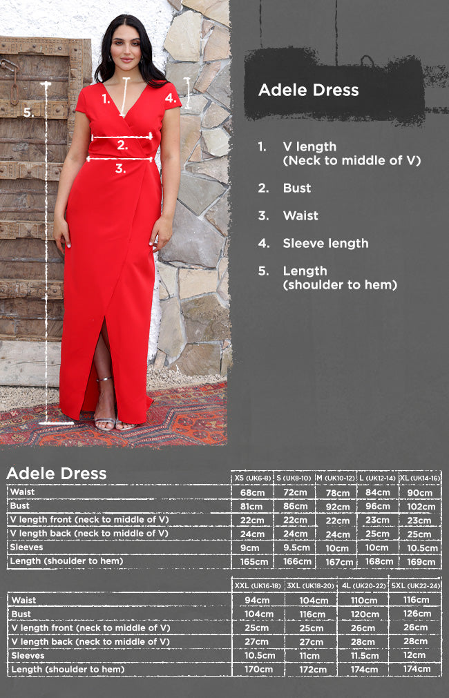 Adele Dress - Red