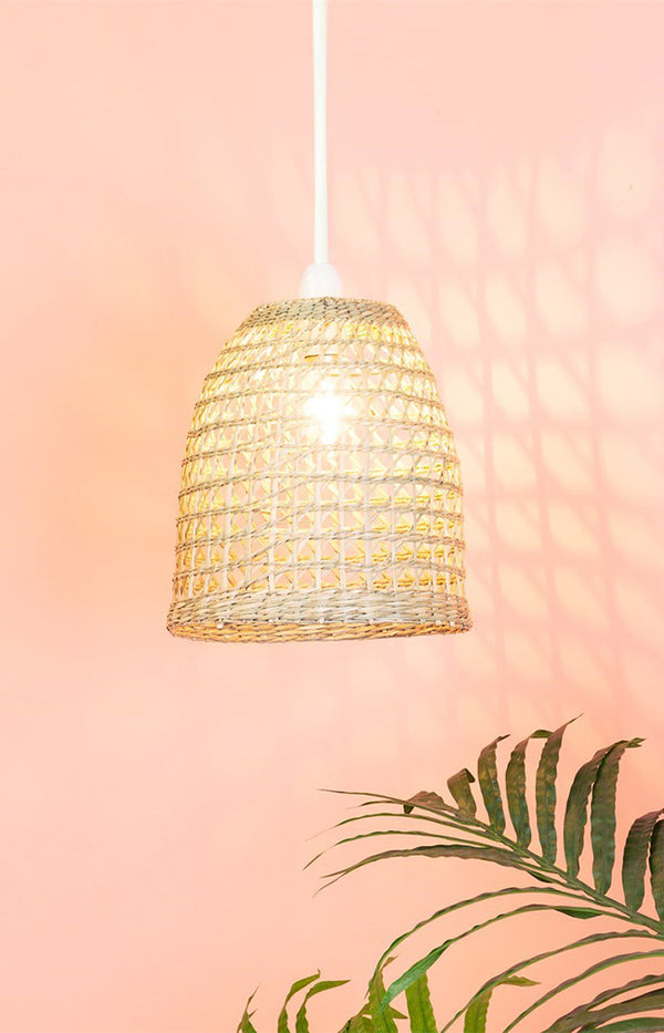 Woven Seagrass Lampshade