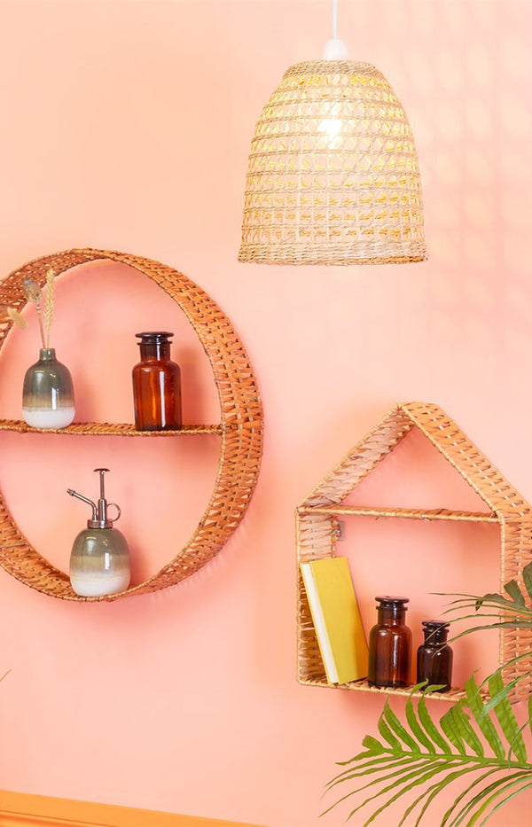 Woven Seagrass Lampshade