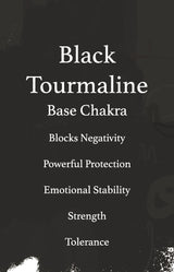 Black Tourmaline Crystal Tumblestones