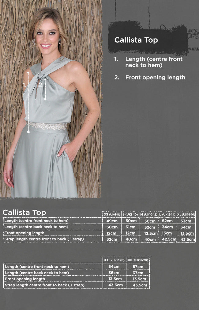 Calista Printed Top - Rust