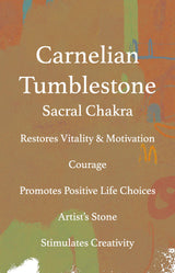 Carnelian Botswana Tumbled Stone