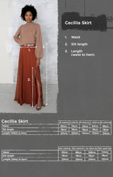 Cecilia Skirt - Rust