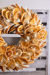 Orange Slices Triticum Wreath D30.0cm