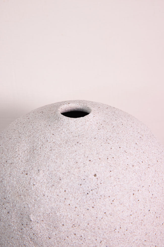 La Mer Round Stoneware Vase