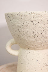 Mila Cement Pot White