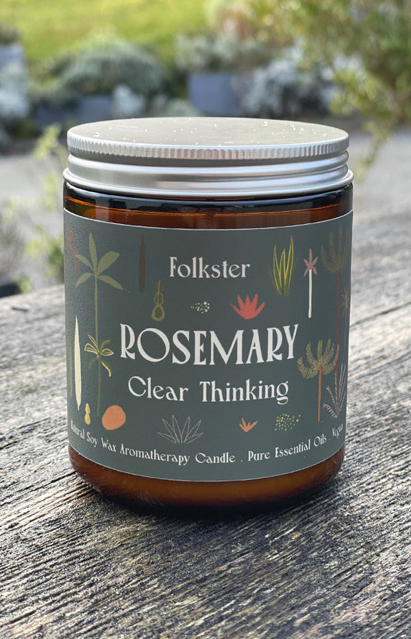 Aromatherapy Candle - Clear Thinking (Rosemary)