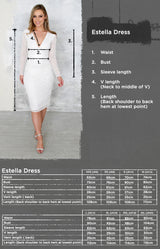 Estella Hand Beaded Midi Dress - Ivory