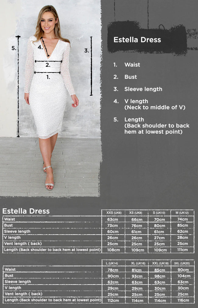 Estella Hand Beaded Midi Dress - Ivory