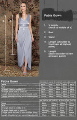 Fabia High Back Gown - Midnight