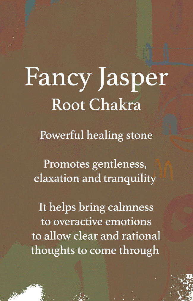 Fancy Jasper Tumbled Stone