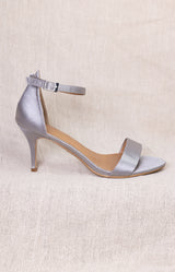 Cassie Heels - Antique Silver