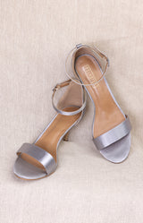 Cassie Heels - Antique Silver