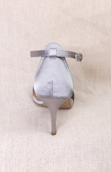 Cassie Heels - Antique Silver