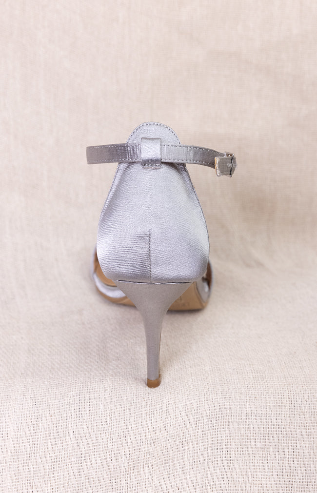 Cassie Heels - Antique Silver