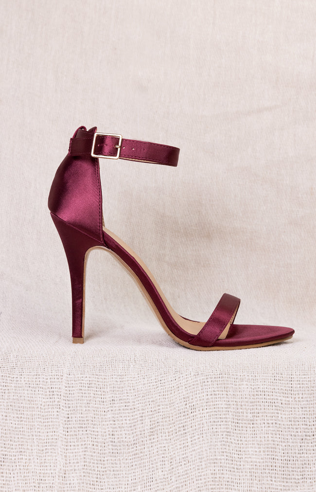 Albi Heels - Burgundy