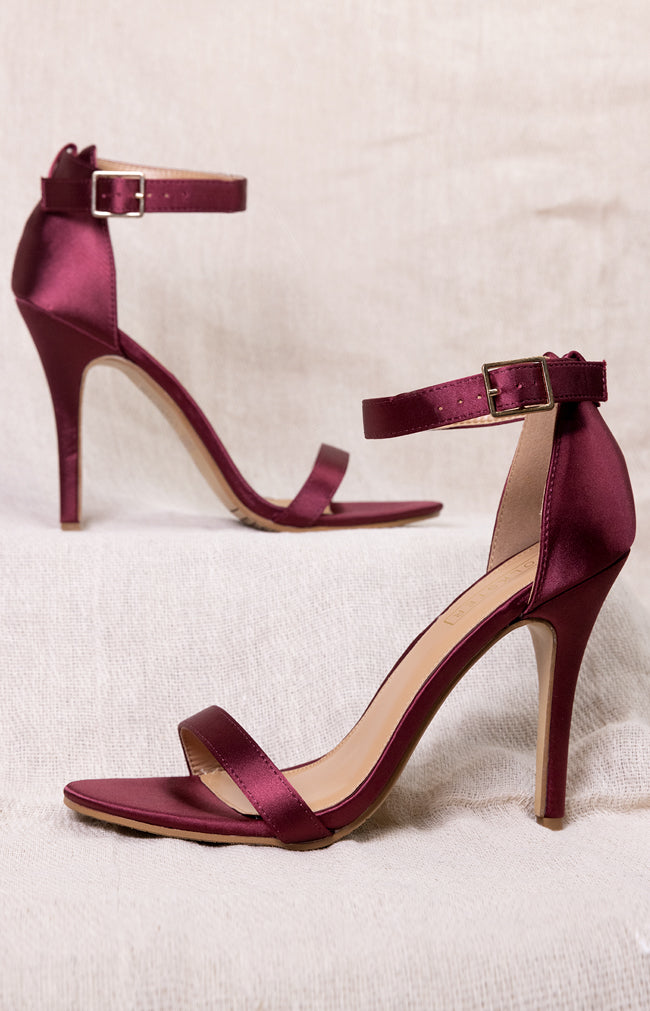 Albi Heels - Burgundy