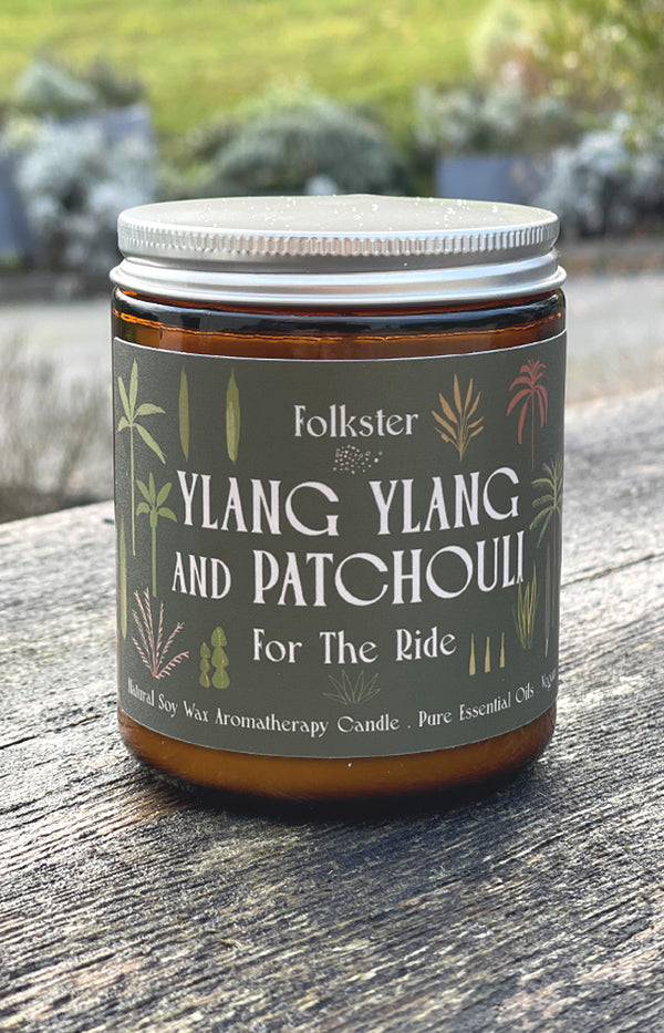 Aromatherapy Candle - For The Ride (Ylang Ylang & Patchouli)