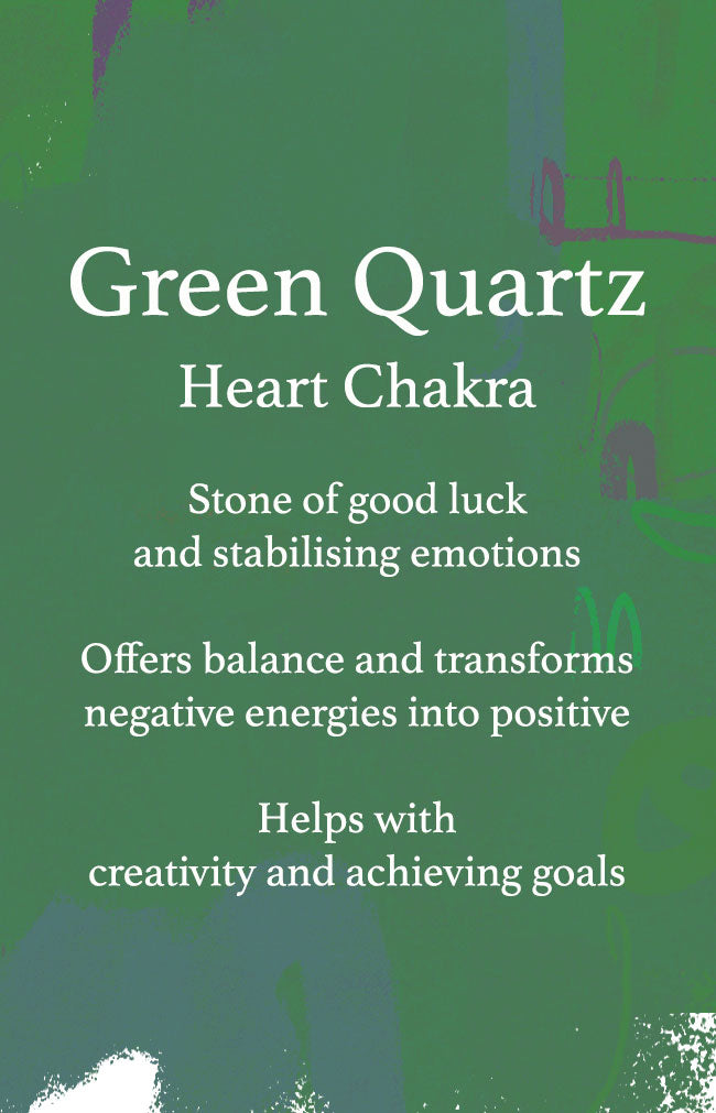 Green Quartz Crystal Tumblestones