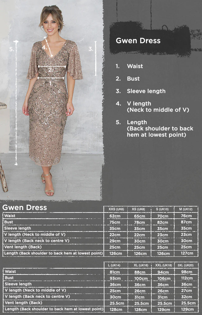 Gwen Dress - Antique Gold
