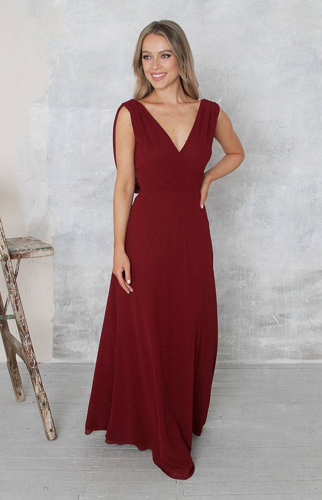 Marissa Gown - Burgundy