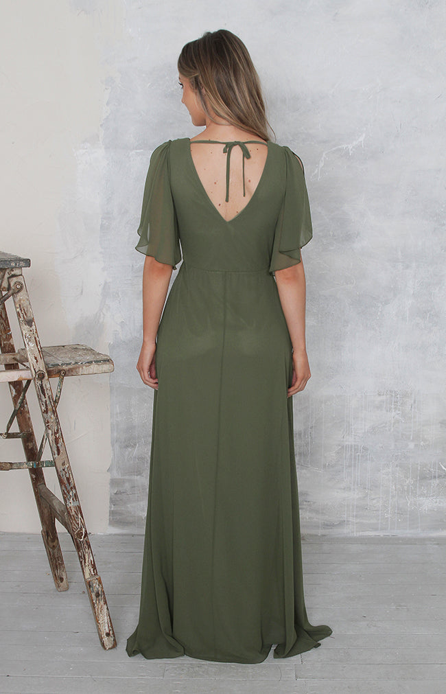 Adeline Gown - Olive