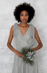 Danya Tulle Gown - Sage Green