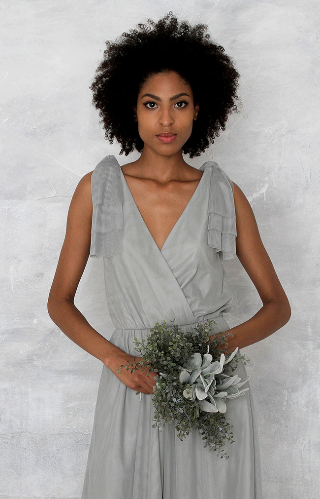 Danya Tulle Gown - Sage Green
