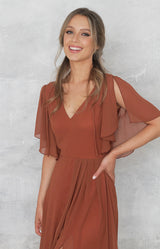 Adeline Gown - Rust