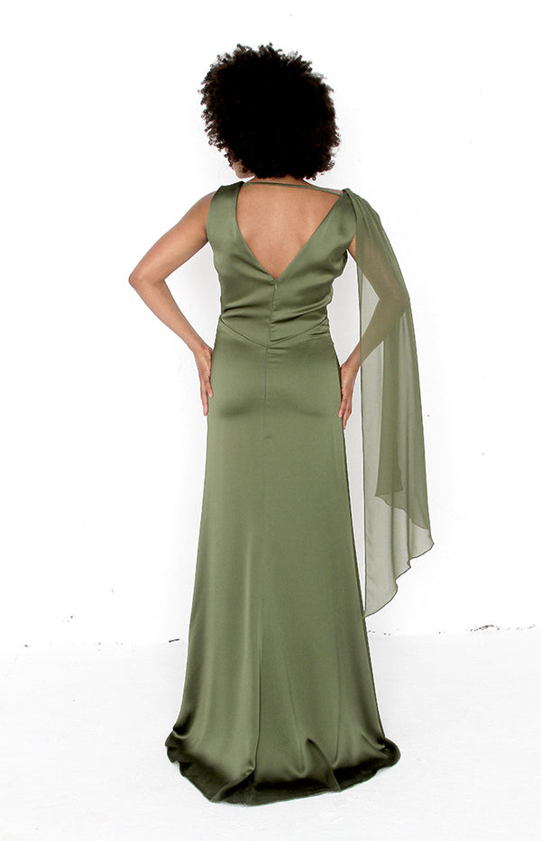 Azula Gown - Olive
