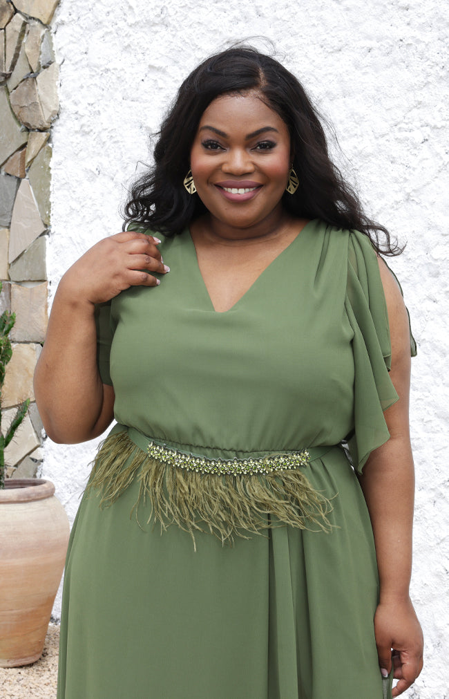 Adeline Gown - Olive