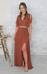 Adeline Gown - Rust