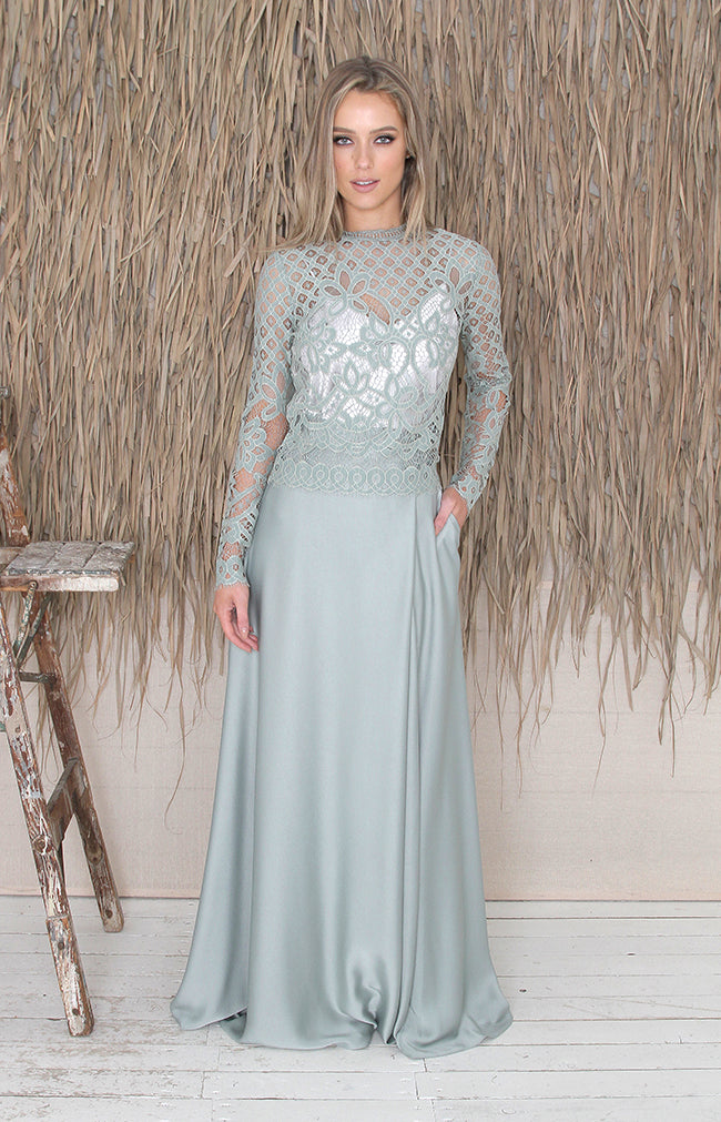 Siofra Top - Sage Green
