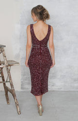 Seraphina Dress - Burgundy