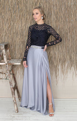 Sarena Skirt - Dusty Blue