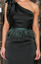 Feather Belt - Forest Green