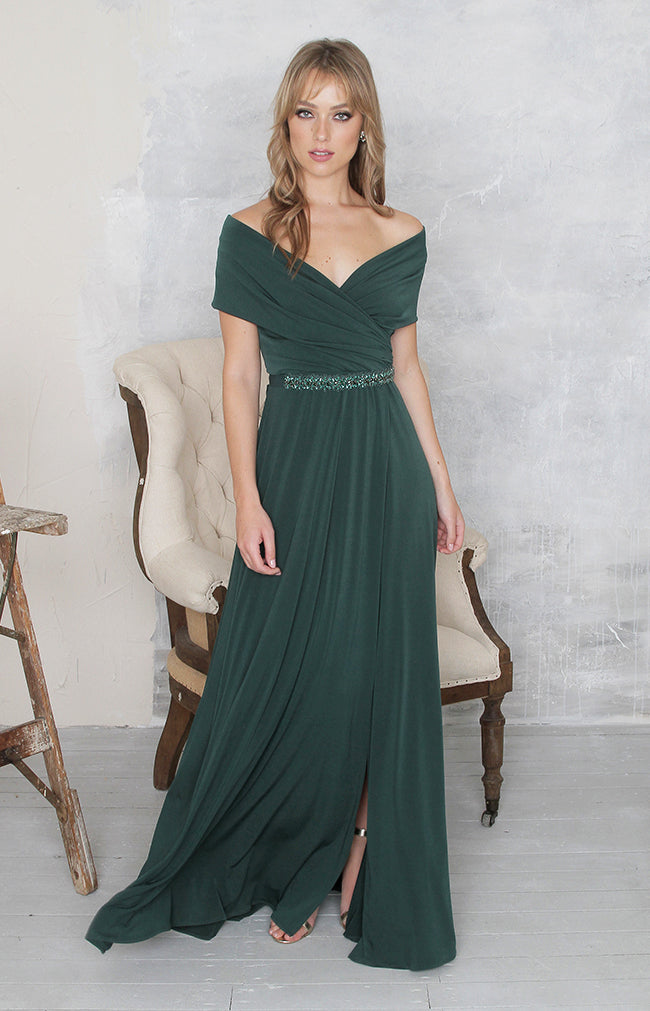 Yvette Gown - Forest Green
